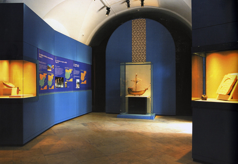 Exhibition space in "Al-Andalus and the Mediterranean".