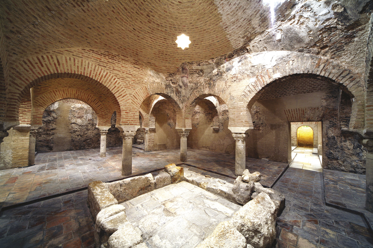 Baths inside the Palace of Villardompardo (Jaén).