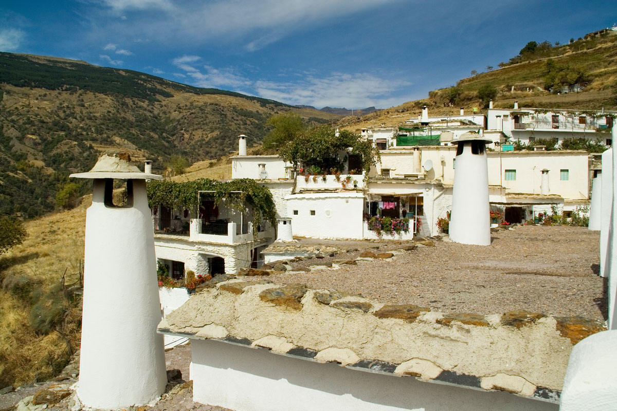 Traditional chimneys in the Alpujarra.