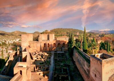 Vista de la Alcazaba.