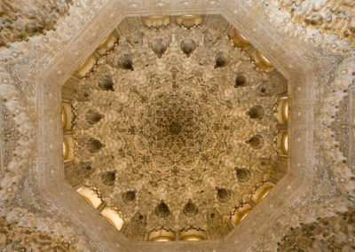 Dome covered with muqarnas in the Hall of the Two Sisters