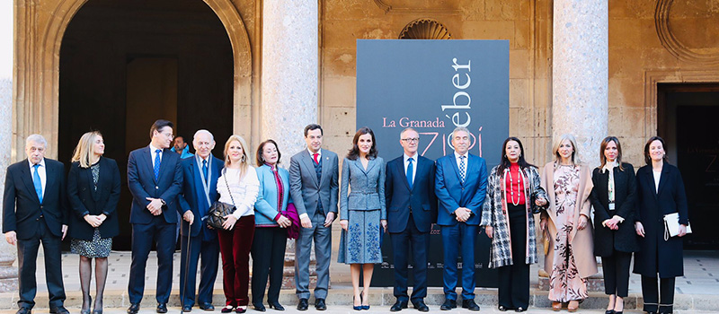 Her Majesty the Queen Doña Letizia opens the exhibition “Zirid Granada and the Berber universe” at the Alhambra