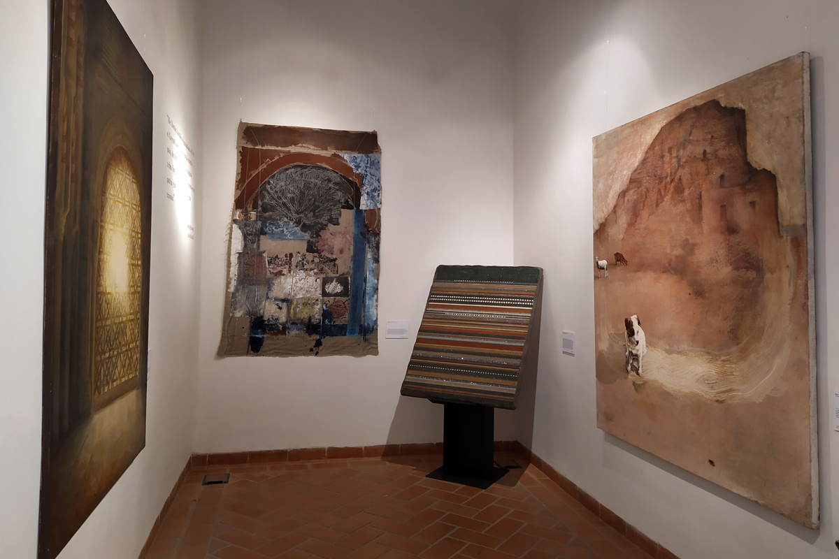 Espacio expositivo de la Exposición "El legado andalusí. Una propuesta plástica"