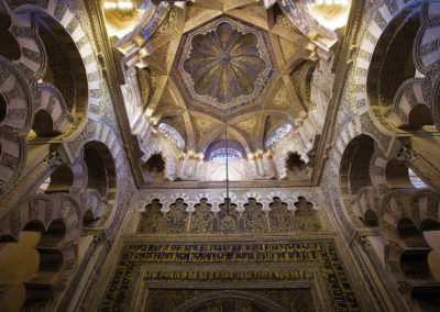 Dome in the Mosque of Córdoba.
