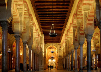 Interior of the Mosque-Cathedral of Córdoba
