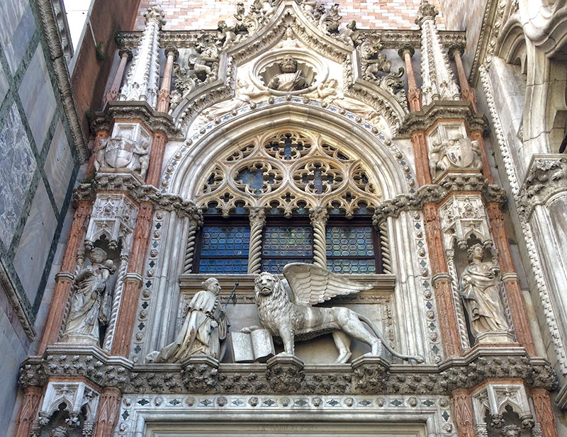 The winged lion, symbol of Venice