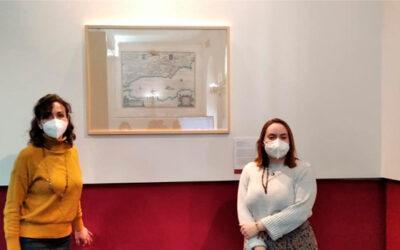 El legado andalusí expone un mapa original del año 1635 en el Ayuntamiento de Priego de Córdoba