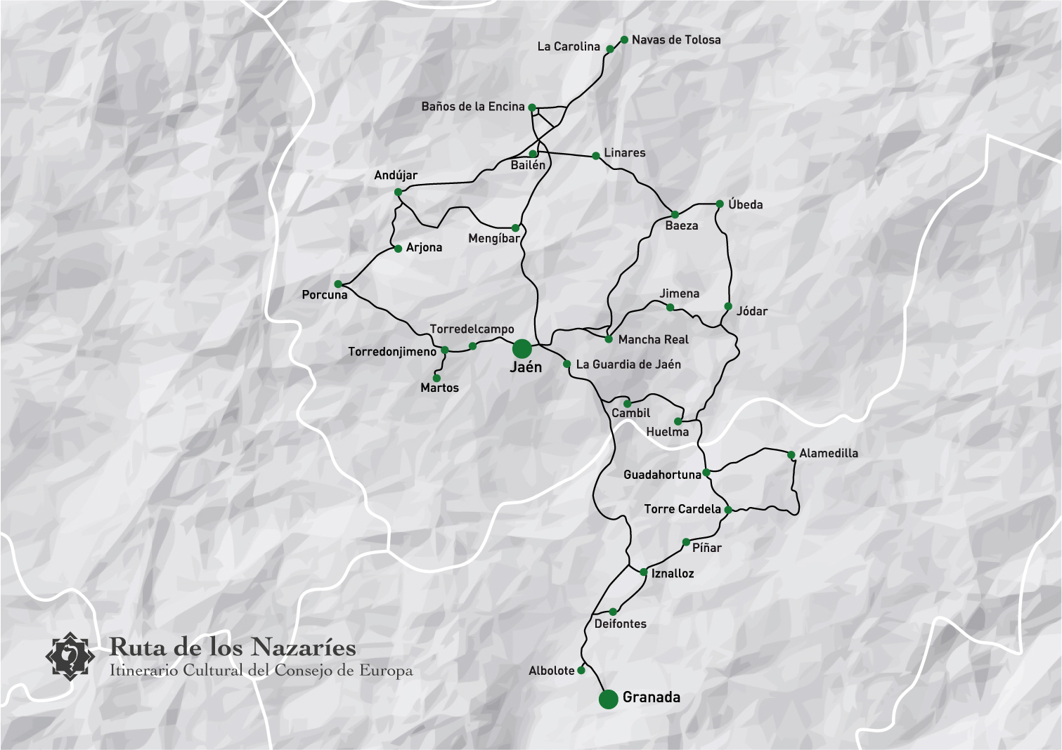 Mapa Ruta de los Nazaríes