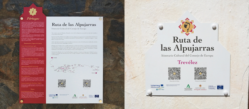 Signposted the Route of the Alpujarras by El legado andalusí