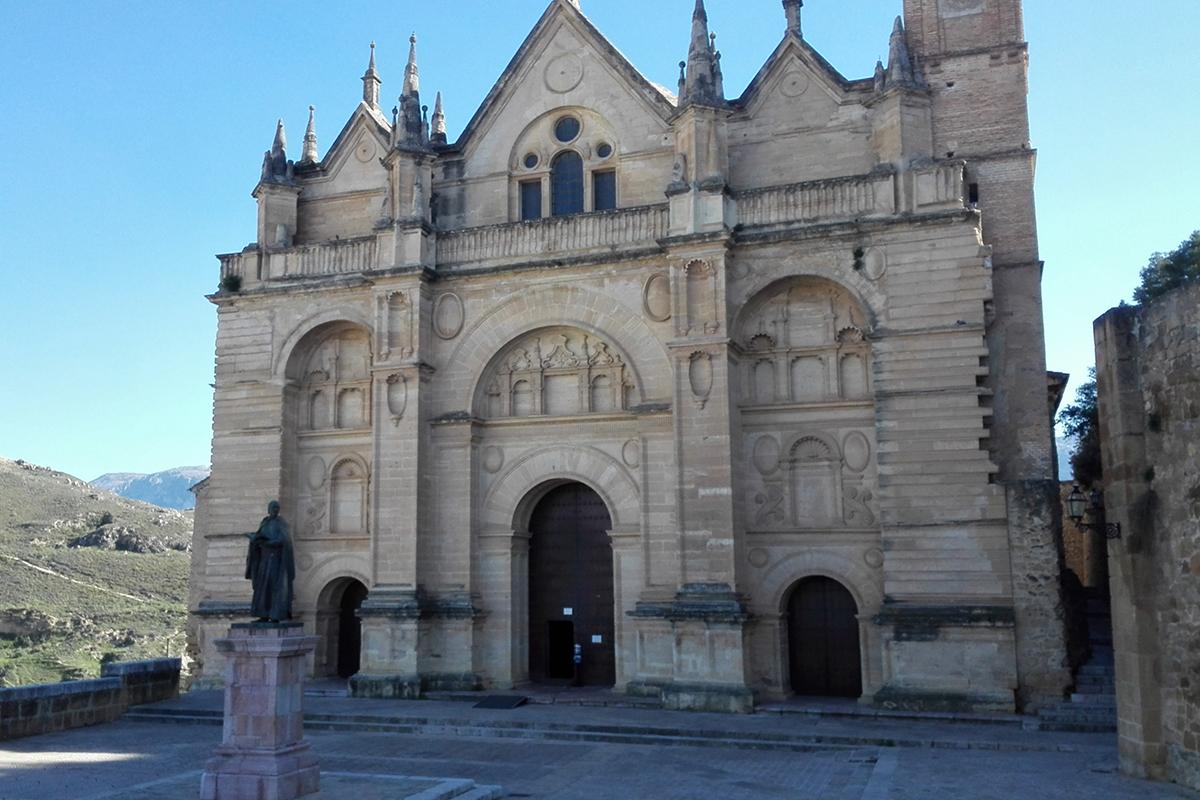 Statue of Pedro Espinosa outside the church, Antequera, Malaga